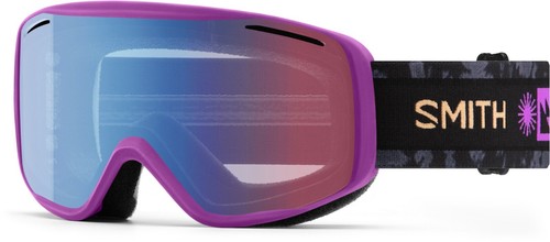 NO RESERVE ! Smith Rally Goggle, Vivid Violet, Blue Sensor Mirror Lens $95 NEW