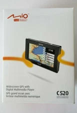 Mio DigiWalker C520 Auto/Bike Mountable GPS Unit with accessories in box
