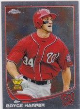 BRYCE HARPER All-Star ROOKIE CARD Topps Chrome Baseball NATIONALS PHILLIES