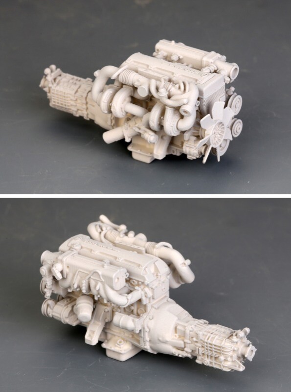 RIDOX SUPRA JZA80 1/24 & 2JZエンジンキット ホビーデザイン 1/24 フルレジンキット RIDOX トヨタ スープラ