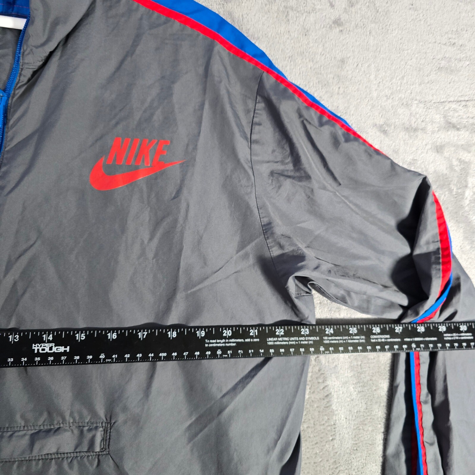 Nike Pullover Windbreaker Jacket Half Zip Lightwe… - image 5