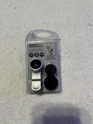 New Danzka Clip Lens for phone or tablet 3-in-1 Lens Fish Eye, Macro, Wide Angle