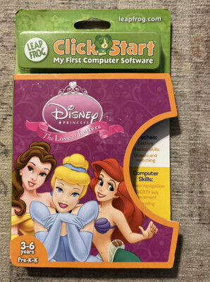 Leap Frog Click Start, Disney Princess, The Love of Letters Game Pre-K to K