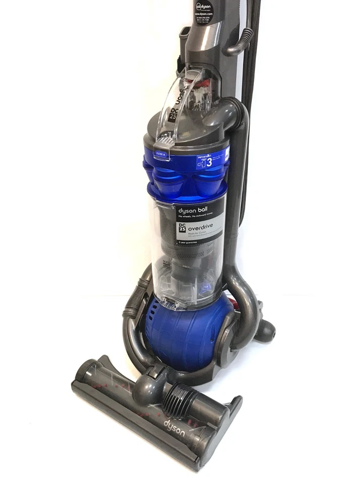 Dyson Upright Vacuum Cleaner DC25 Overdrive Blue Ball Carpet Cleaner - Image 4 of 4