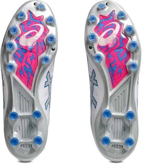 ASICS Soccer Shoes DS LIGHT ACROS PRO 3 White Blue 1101A071