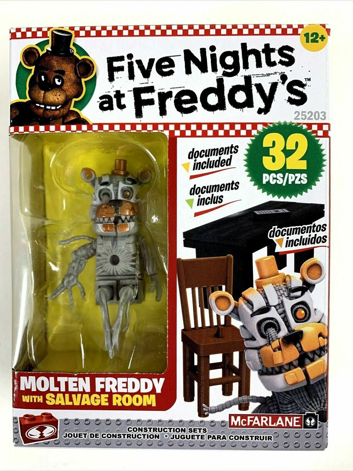 McFarlane FNAF Five Nights at Freddy’s Molten Freddy Mini Action Figure