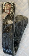 Tough-1 JT International 26" Black Leather Dressage Girth Horse Tack Equine New
