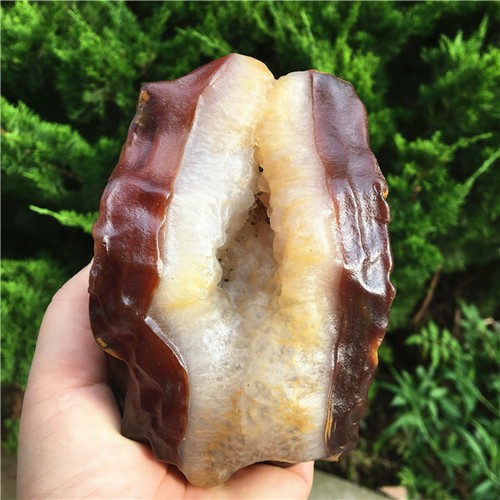 1257g Natural Nonopaque Deep Red Agate Crystal Gem Raw Mineral Specimen  x175 - Bild 7 von 12