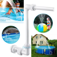 Swimming Pool Waterfall Fountain Above /In Ground Water Feature Spray Pool Decor