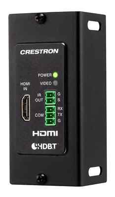 Crestron DM-TX-4KZ-100-C-1G-B-T  HDMI 4K Wall Plate.  Black NIB