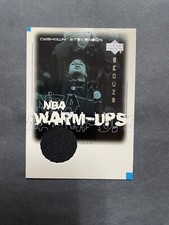 2001/02 UPPER DECK ENCORE DESHAWN STEVENSON NBA WARM UPS JERSEY CARD #DS-W