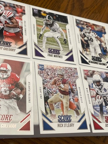 2015 Score Rookie Card Lot Cowboys Falcons Viking Bills Texans - Picture 3 of 4