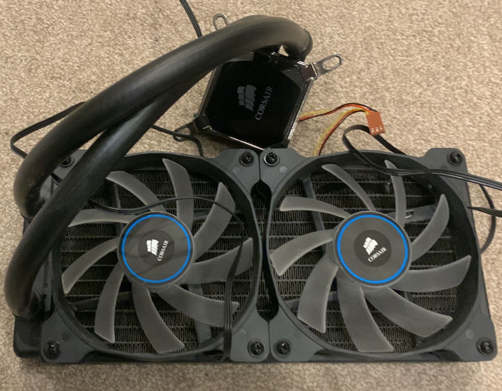 Asus Z97 motherboard, i7 cpu, and RAM bundle with Corsair liquid cooler