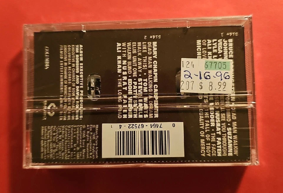 Dead Man Walking Soundtrack Cassette SEALED Springsteen Johnny Cash Eddie Vedder - Image 3 of 4