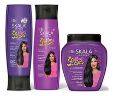 Shampoo, Condicionador e Creme de hidrata o Para Cabelos "SKALA MAIS LISOS"