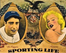 Joe DiMaggio Marilyn Monroe Photo Artwork New York Yankees 10x8 Photo Artwork