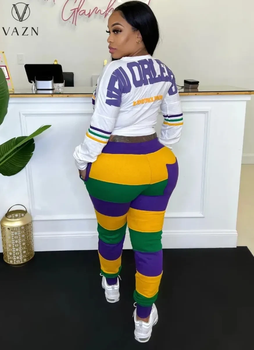 Mardi Gras tights style 2