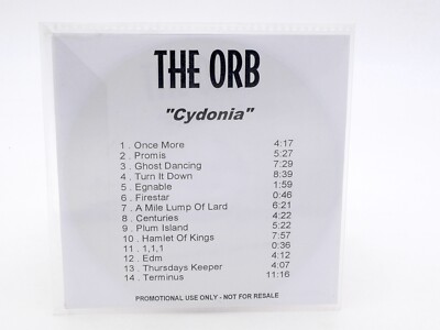 PROMO CD - THE ORB - CYDONIA