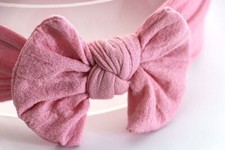 Baby Girls Bunny Bows Kids Turban Knot Rabbit Headband Bow Hair bands Head wrap
