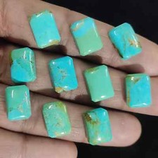  WHOLESALE BLUE MOHAVE TURQUOISE CABOCHON OCTAGON SHAPE LOOSE GEMSTONE