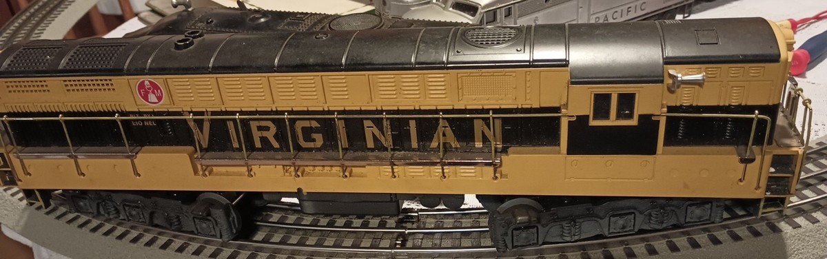Locomotive Diesel N.J.C F.M Trainmaster 3 rails échelle O Lionel