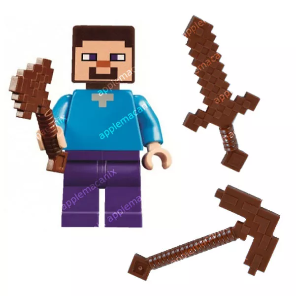 LEGO Minecraft: Steve Minifigure with Pickaxe