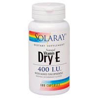 Solaray Vitamin Dry E With Mixed Tocopherols 400 Iu - 100 Capsules on sale Solaray Vitamin Dry E With Mixed Tocopherols 400 Iu - 100 Capsules on sale