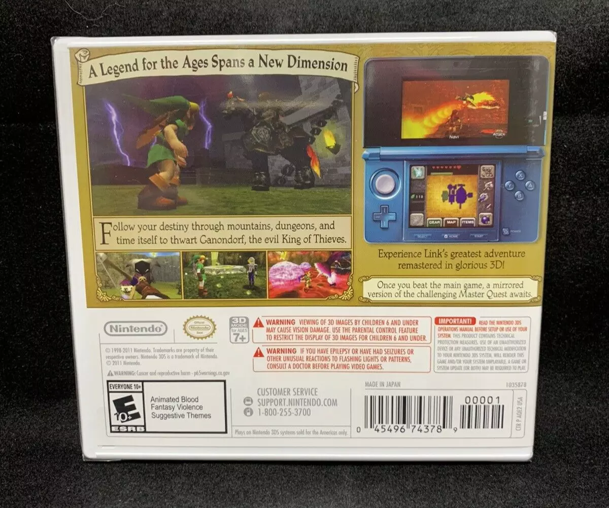 Nintendo Selects: The Legend of Zelda: Ocarina of Time 3D - Nintendo 3DS |  Nintendo | GameStop