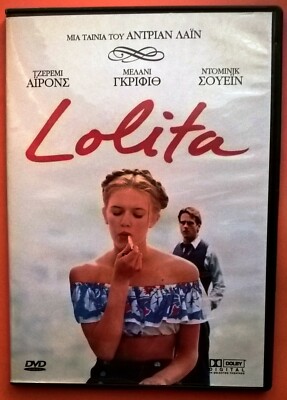 Lolita DVD Region 2 Jeremy Irons Dominique Swain Melanie