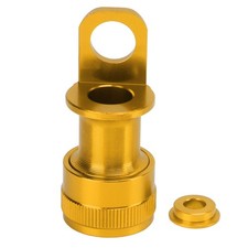 (Gold)MEIJUN Quick Release Pedal Buckle Holder For Brompton Folding Bike BA