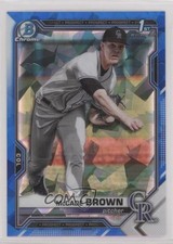 2021 Bowman Chrome Draft Sapphire Edition McCade Brown #BDC-59 no9