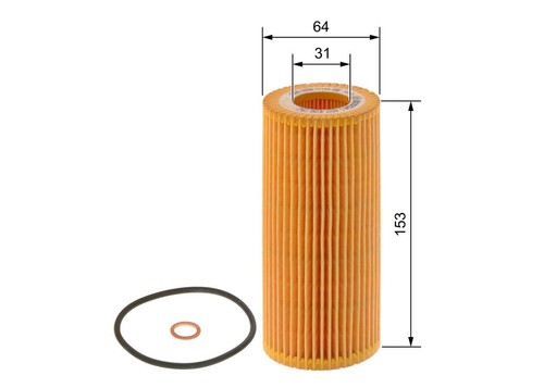 BOSCH Ölfilter für BMW E65 E66 730d, LD 11427788460 - Bild 5 von 11