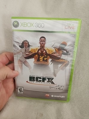 Xbox 360 Black College Football BCFX The Xperience Doug Williams Brand New 