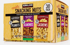 Kirkland Signature Variety Snacking Nuts, 3.0 lb-30 Count Pack of 1 