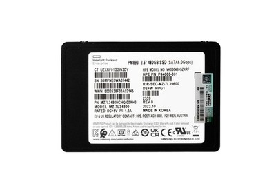 Hard drive HPE 480GB SSD SATA 6G 2.5'' V-NAND TLC RI TCG 512e P44000-001