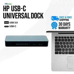 HP USB-C Dual 4K DisplayPort Docking Station Für HP ChromeBook 13 G1 Laptop