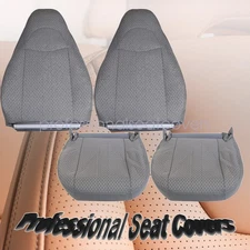 For 2003-2014 Chevy Express & GMC Savana 1500 2500 3500 Front Cloth Seat Cover