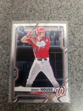 2021 Bowman Draft Baseball Brady House Base Chrome 1st Bowman