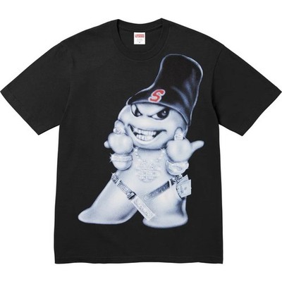 Supreme Snowman Tee (Art Dealer) Black Size XXL Brand New In Hand