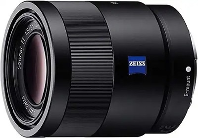 Sony FE Sonnar 55 mm F1.8 ZA 49 mm Filtergewinde (Sony E-mount Anschluss) schwar