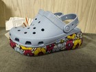 Crocs Mega Crush Retro Floral Womens Size W7 Blue Clog Comfort Shoes NWT — photo 2