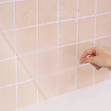 17.7" X 26.25' Clear Glossy Self Adhesive Film Covering Removable Protective Fil