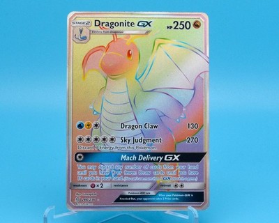 Dragonite GX 248/236   Unified Minds Secret Rainbow Holo Pokemon TCG NM