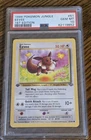 1999 POKEMON JUNGLE 1ST ED #51 EEVEE PSA 10