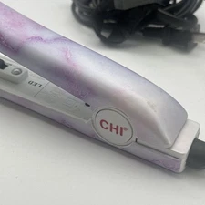CHI Special Edition Marbleous Maven 1" Ceramic Flat Iron Pink purple tested