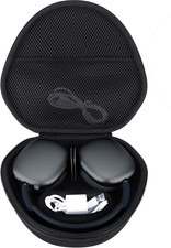 Hard Case Replacement for Apple Airpods Max Over-Ear Headphones Midnight Black