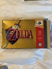 Nintendo N64 Legend of Zelda: Ocarina of Time Original Manual, Box, Cartridge