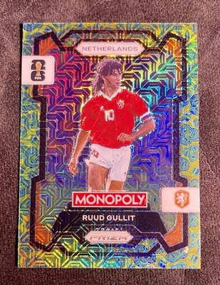2026 Panini Monopoly Prizm FIFA Ruud Gullit Hat Trick Tycoon SP Netherlands