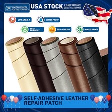 Leather Repair Kit Self-Adhesive Patch Stick on Sofa Clothing Car Seat Couch NEW