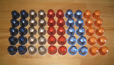 50 leere Nespresso Kapseln zum Basteln - 5 Farben